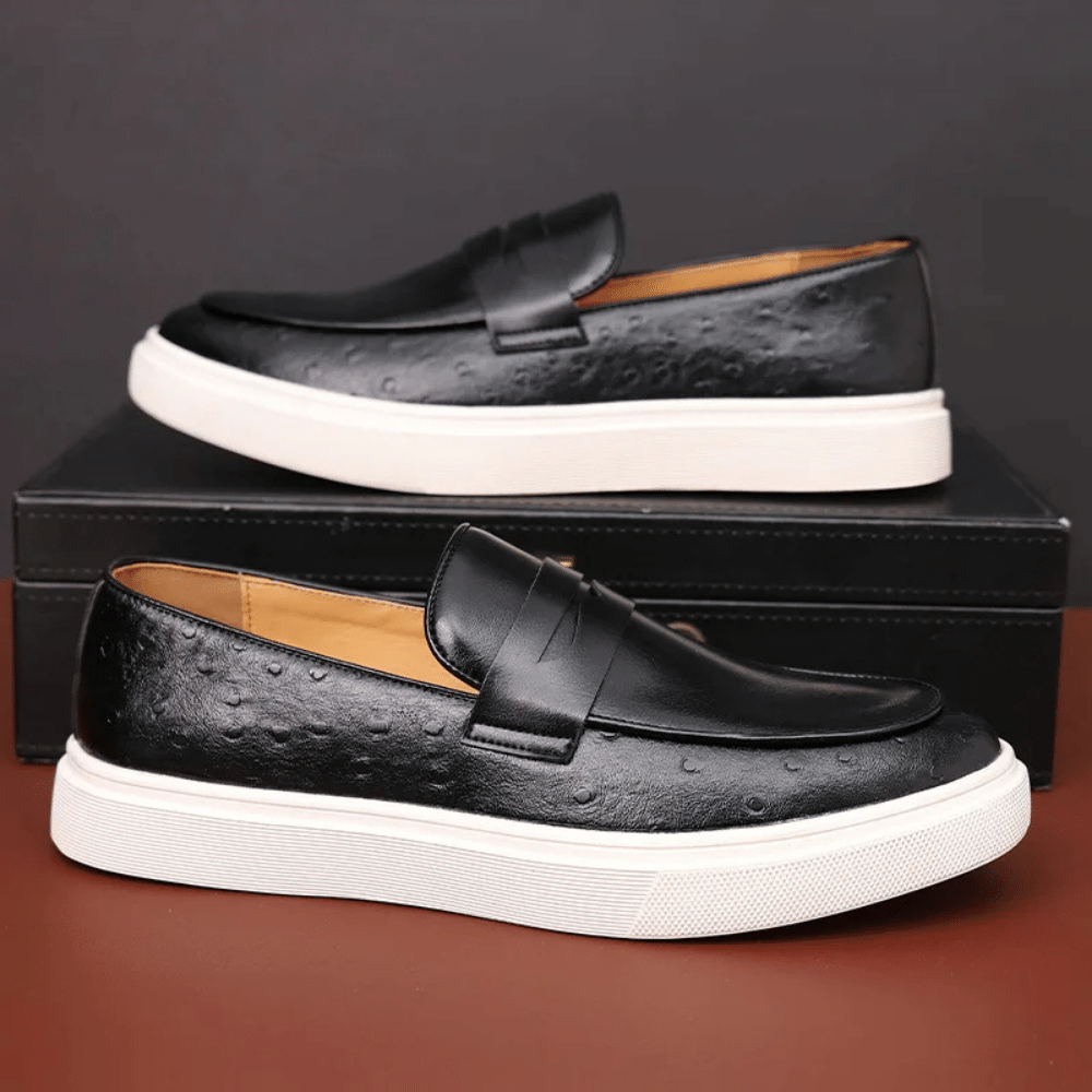 Leather Moccasin Slip-On for Men