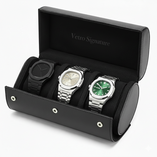 VETRO Collection V2 – 3 Timepieces + Gift Case