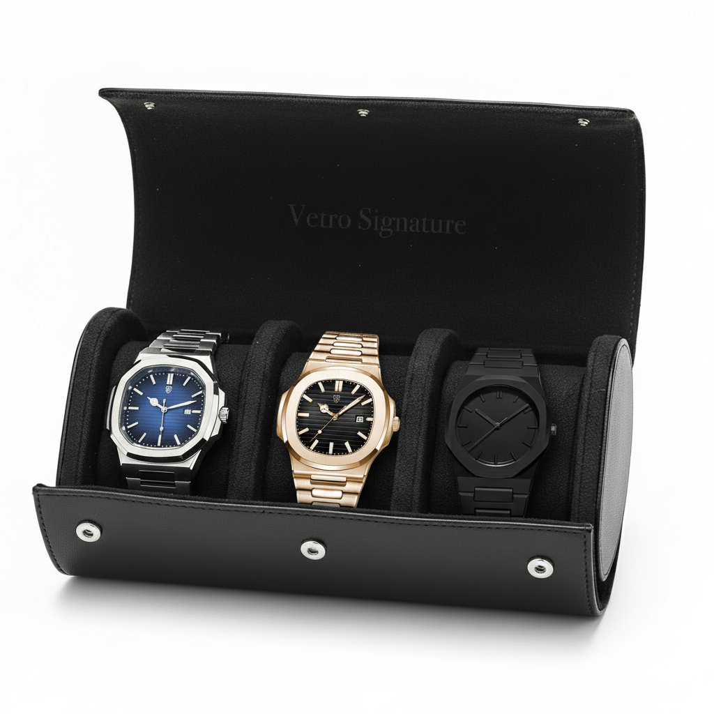 VETRO Collection V5 – 3 Timepieces + Gift Case