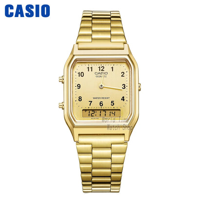 Casio watch gold watch men top brand luxury Dual display Waterproof Quartz men watch Sport military WristWatch relogio masculino
