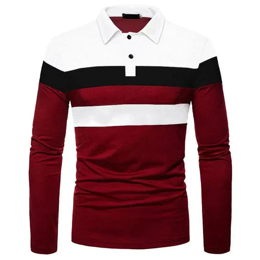 Men's Long Sleeve Polo Shirt Slingint Verno