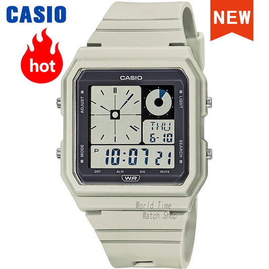 Casio watch for Neutral 2023 New styles Set top brand luxury Waterproof Quartz Wrist watch dual display Vintage Square LF-20W