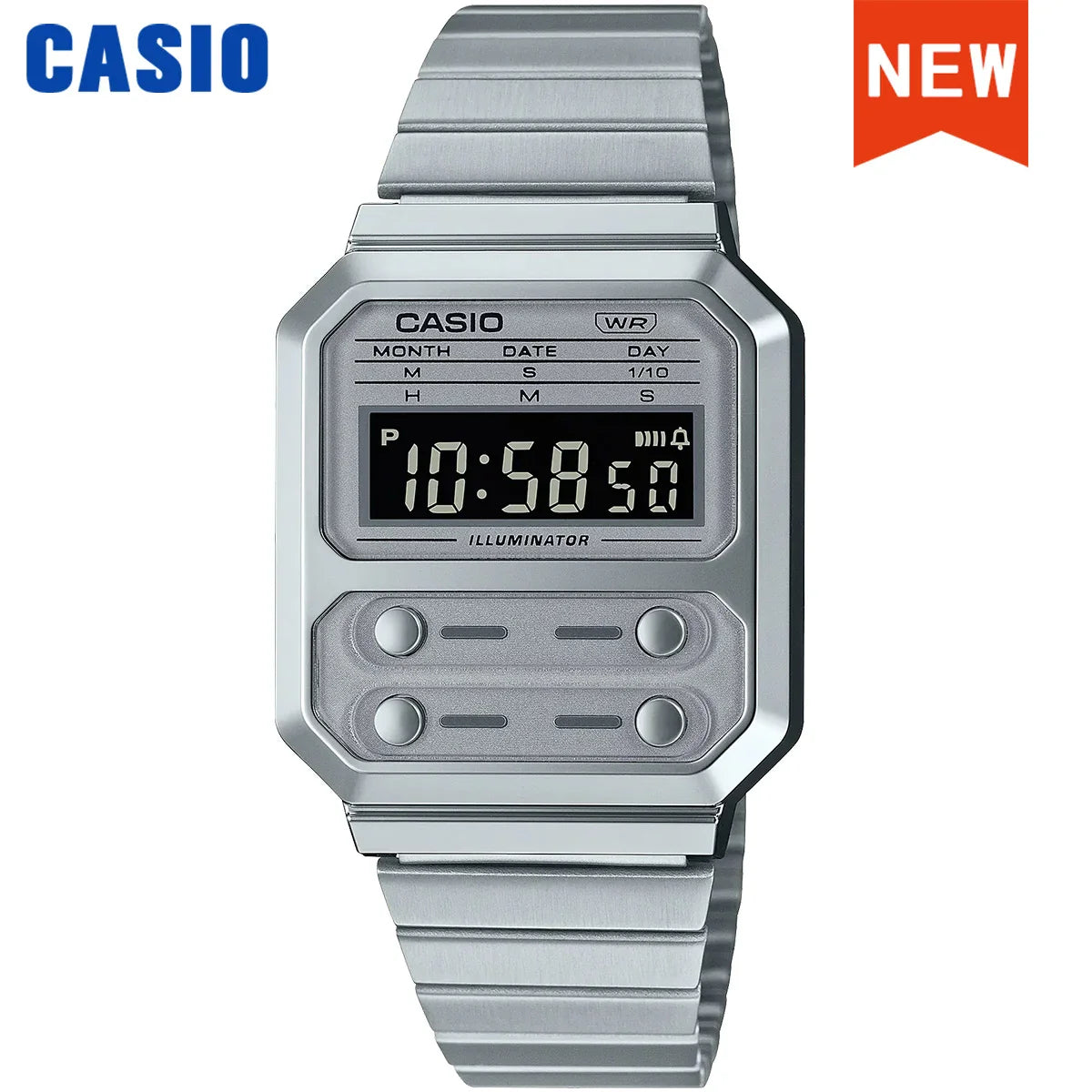 Casio watch for men top luxury fashions Calculator Model  Personalized trendy style relogio masculino часы женские  A100WE-1A/7B