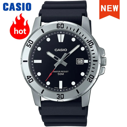 Casio watch for men business fashion resin strap atmospheric waterproof  MTP-VD01-1E